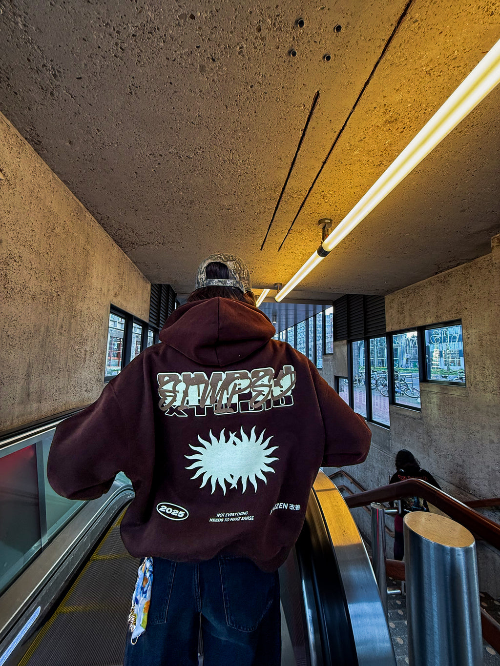 Essential Oversized Boxy Fit Fleece Hoodie