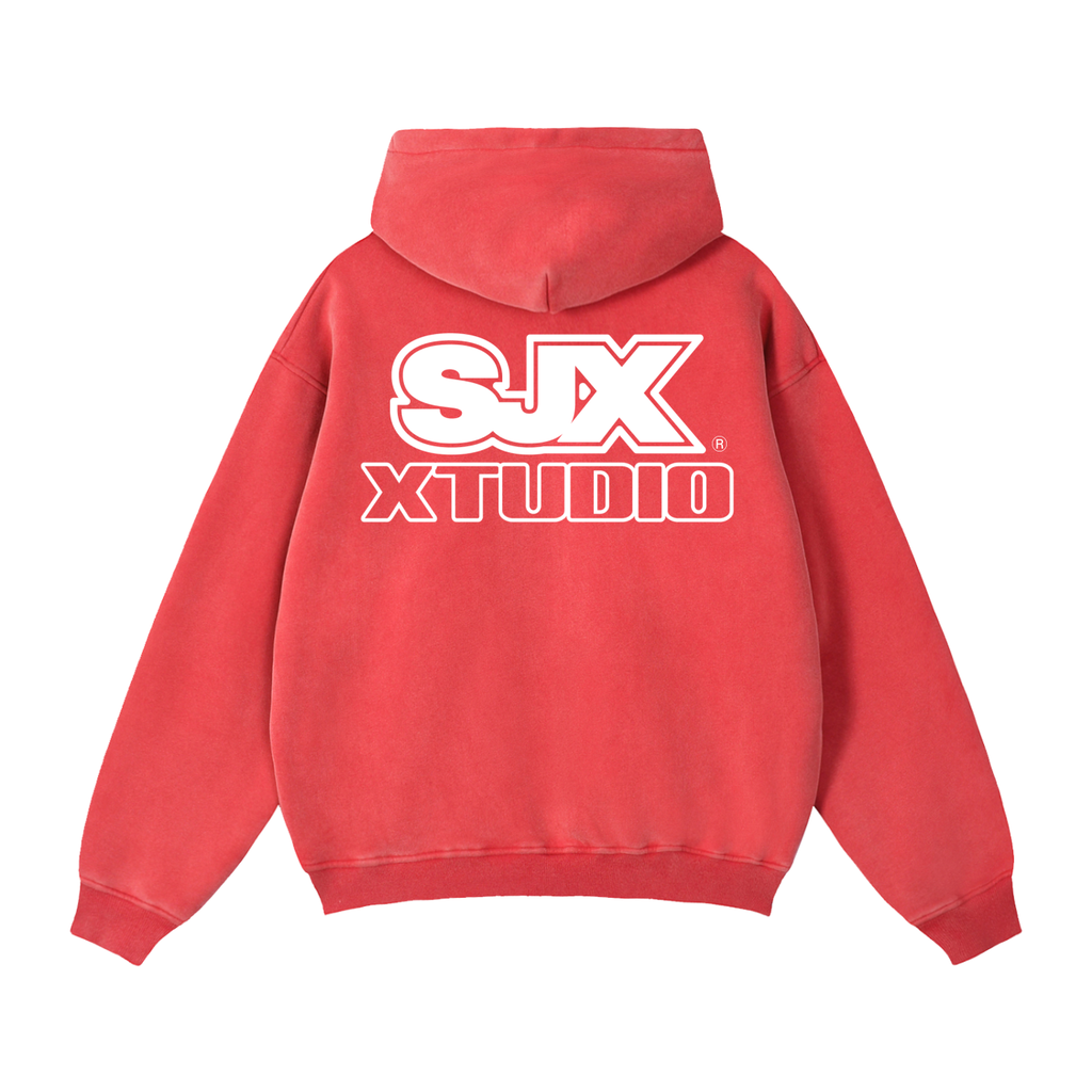 Zip-Through Boxy Fleece Hoodie