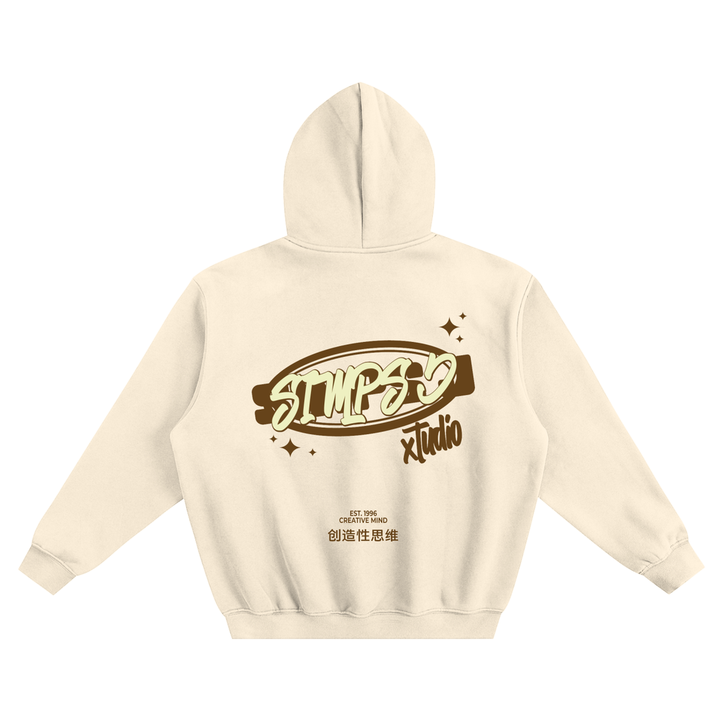 Fleeced Boxy Hoodie